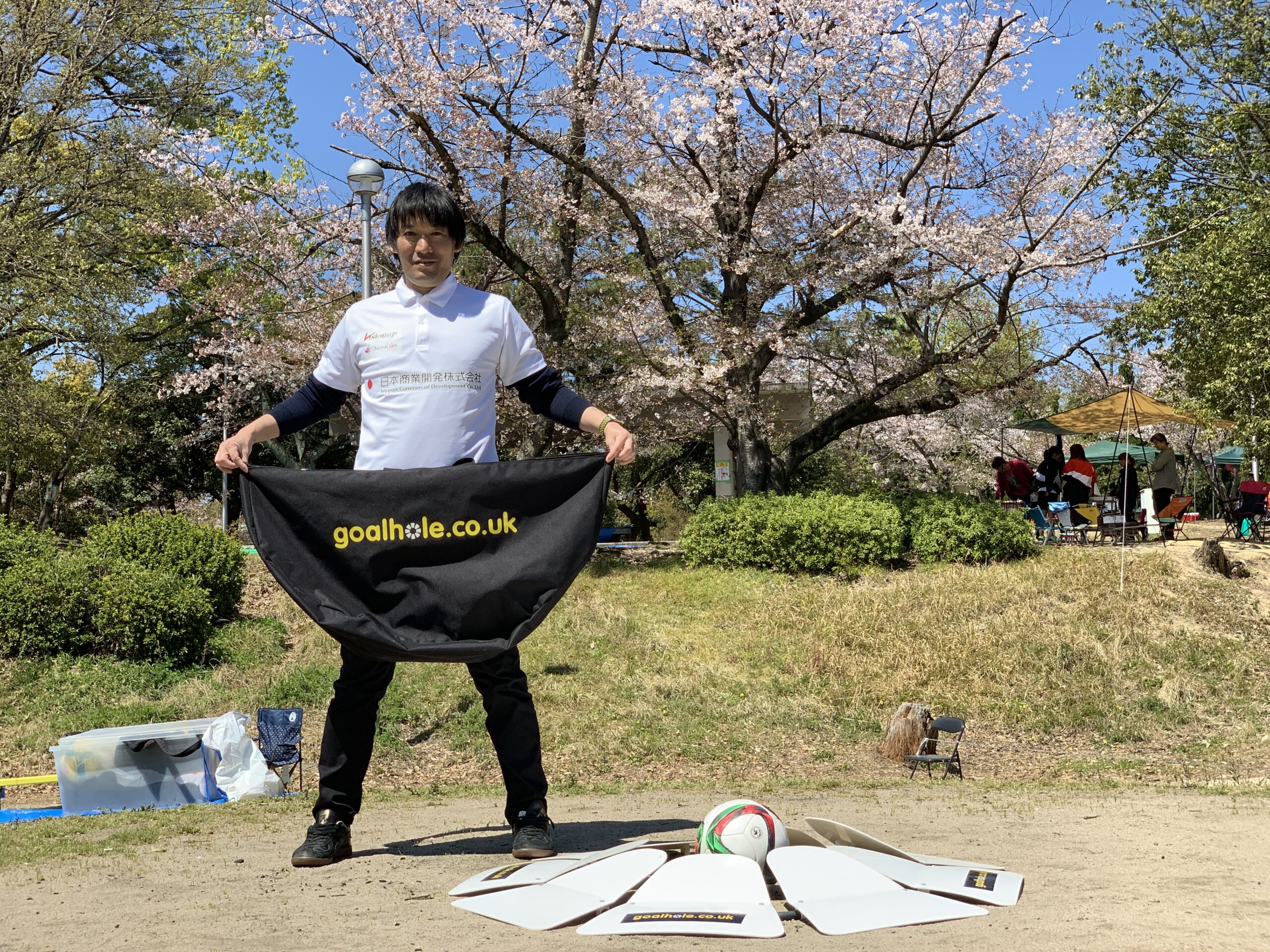 フットゴルフ体験会の様子